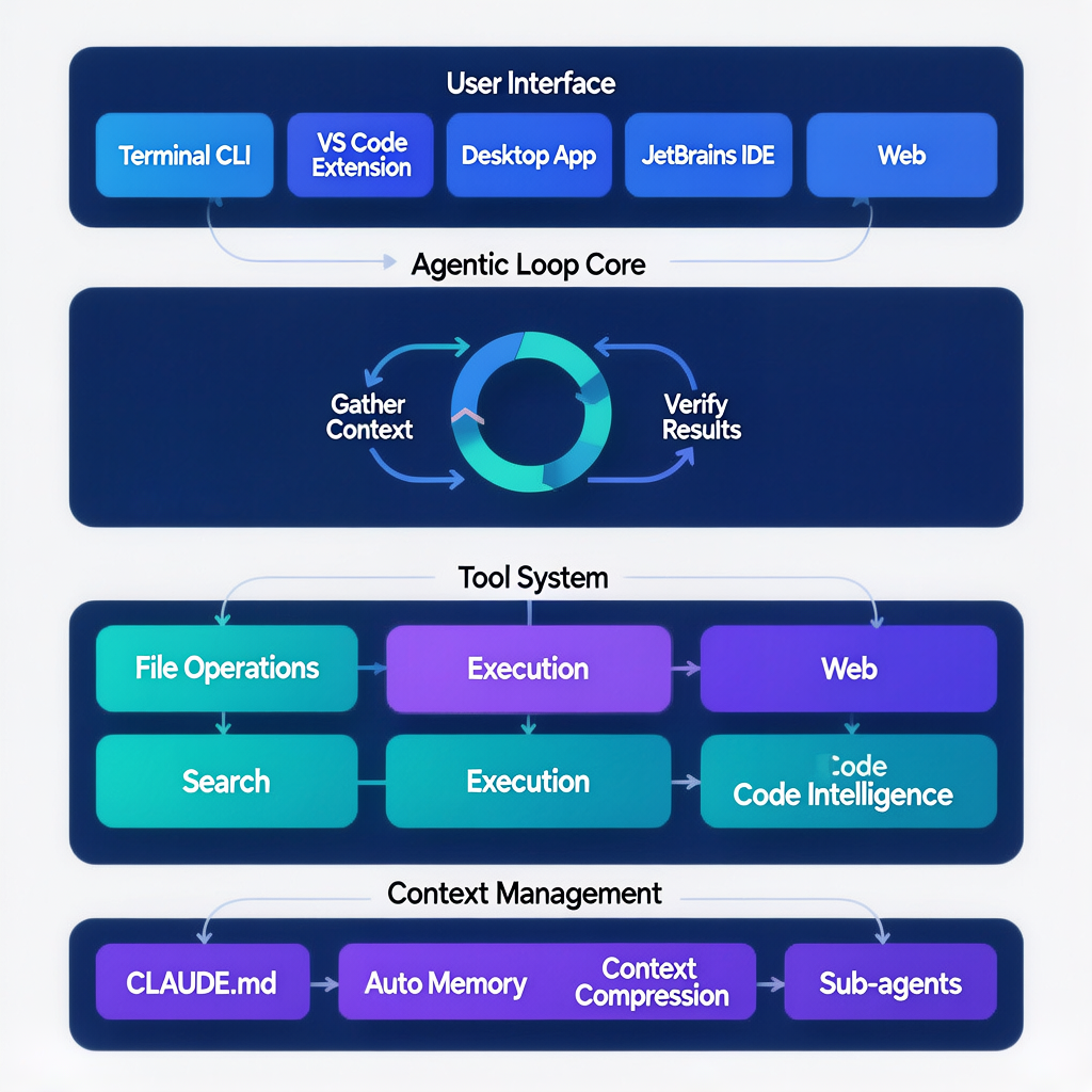 Claude Code 整体架构图