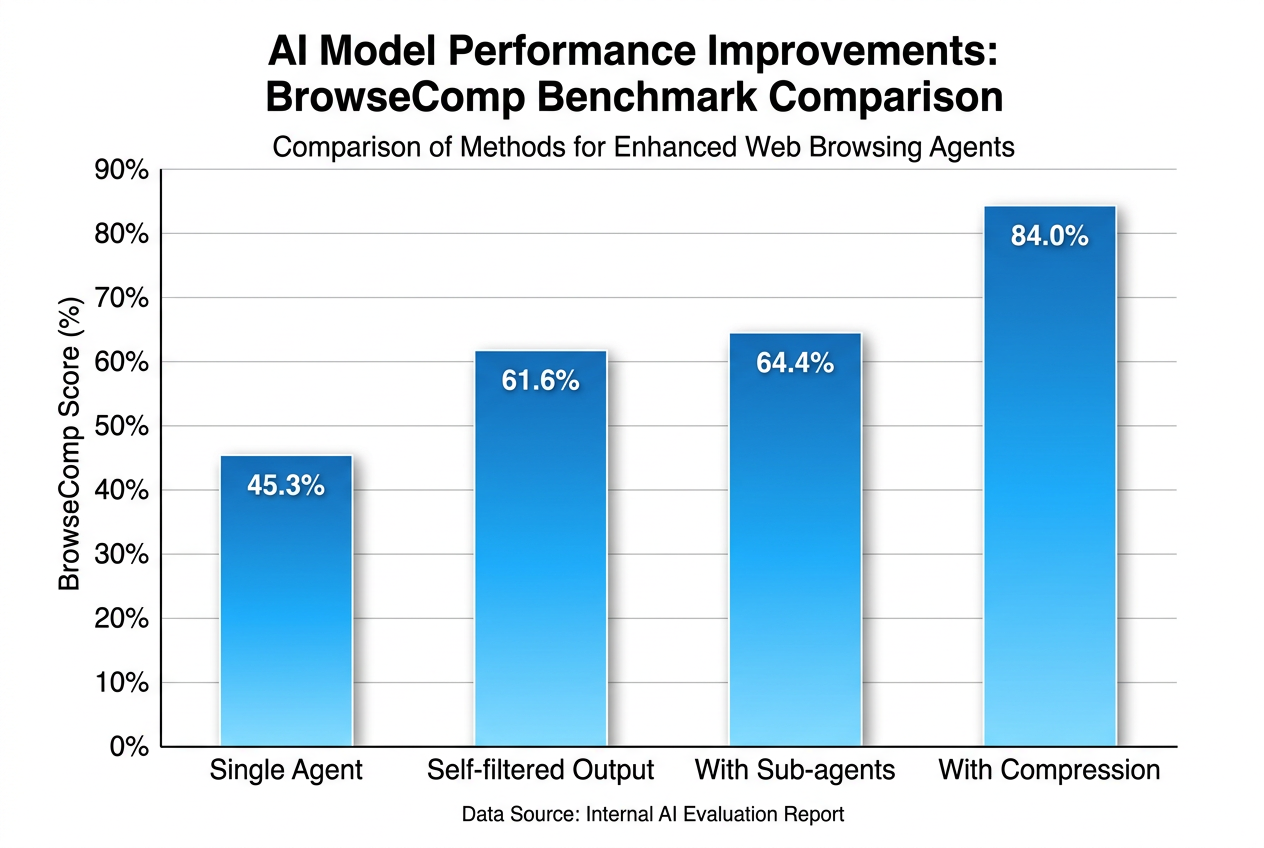 BrowseComp 基准性能对比